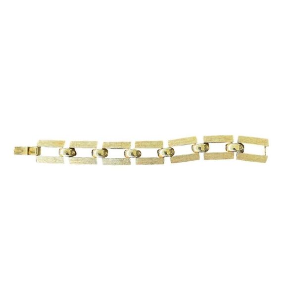 Vintage Goldtone Link Bracelet - Picture 2 of 8